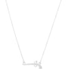 Lesa Michele Polished Gun Necklace in Sterling Silver