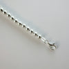 Italian 925 Sterling Silver Ball-Bead Bracelet, 4 mm × 7-Inch — view 4