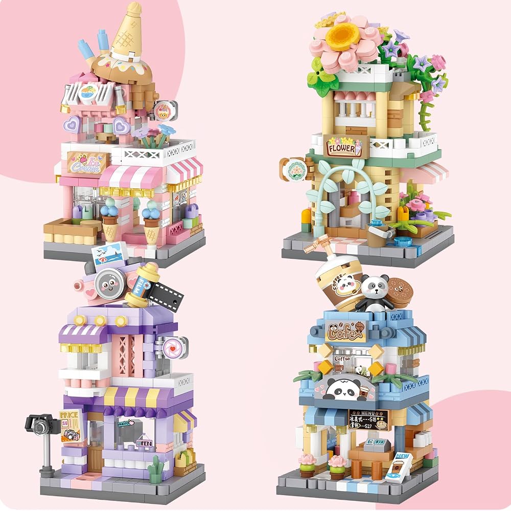 Mini Building Blocks Set - Creative Play Toy - Ages 3+