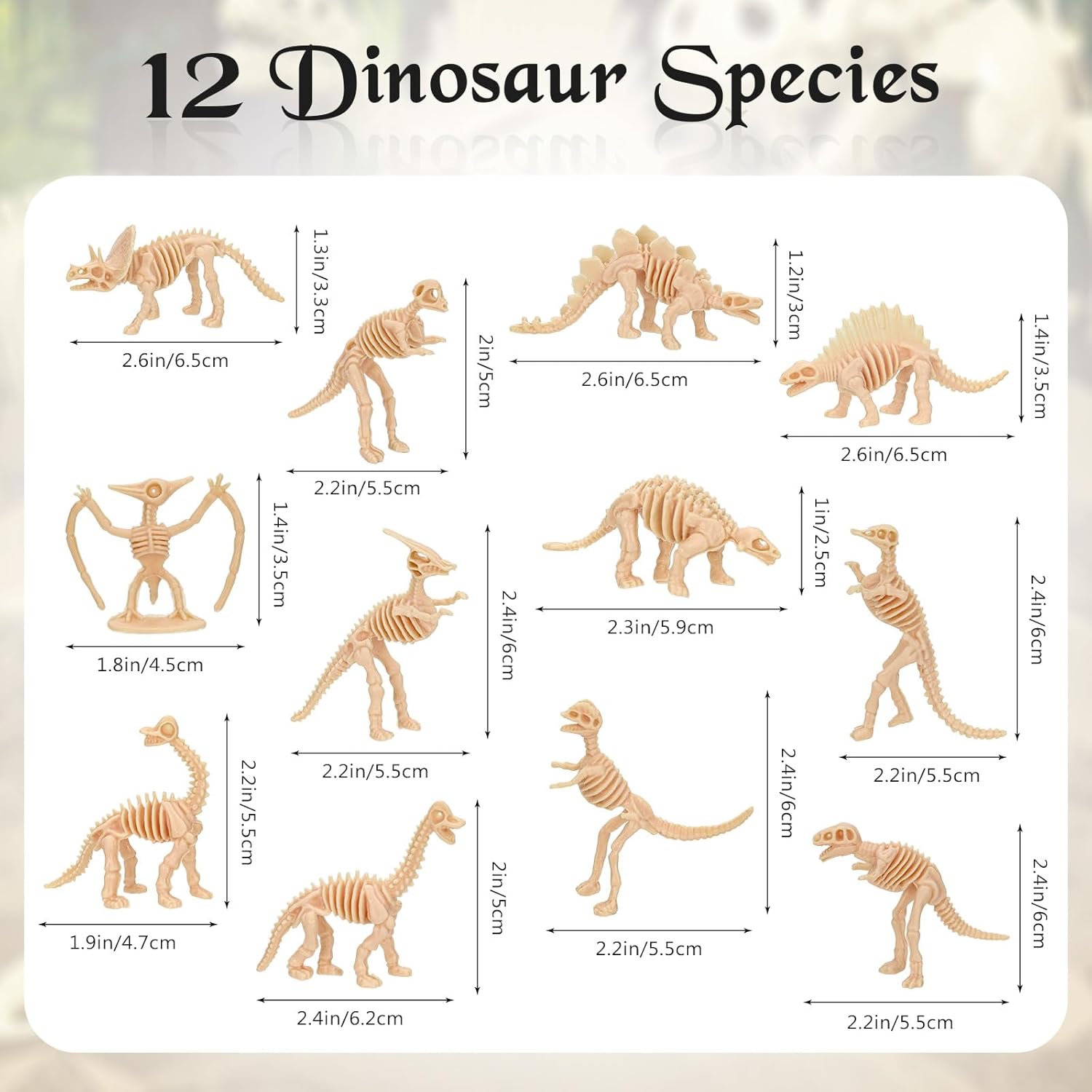60-Piece - Science - Dinosaur Dig Kit - STEM Learning Toy - Ages 15+