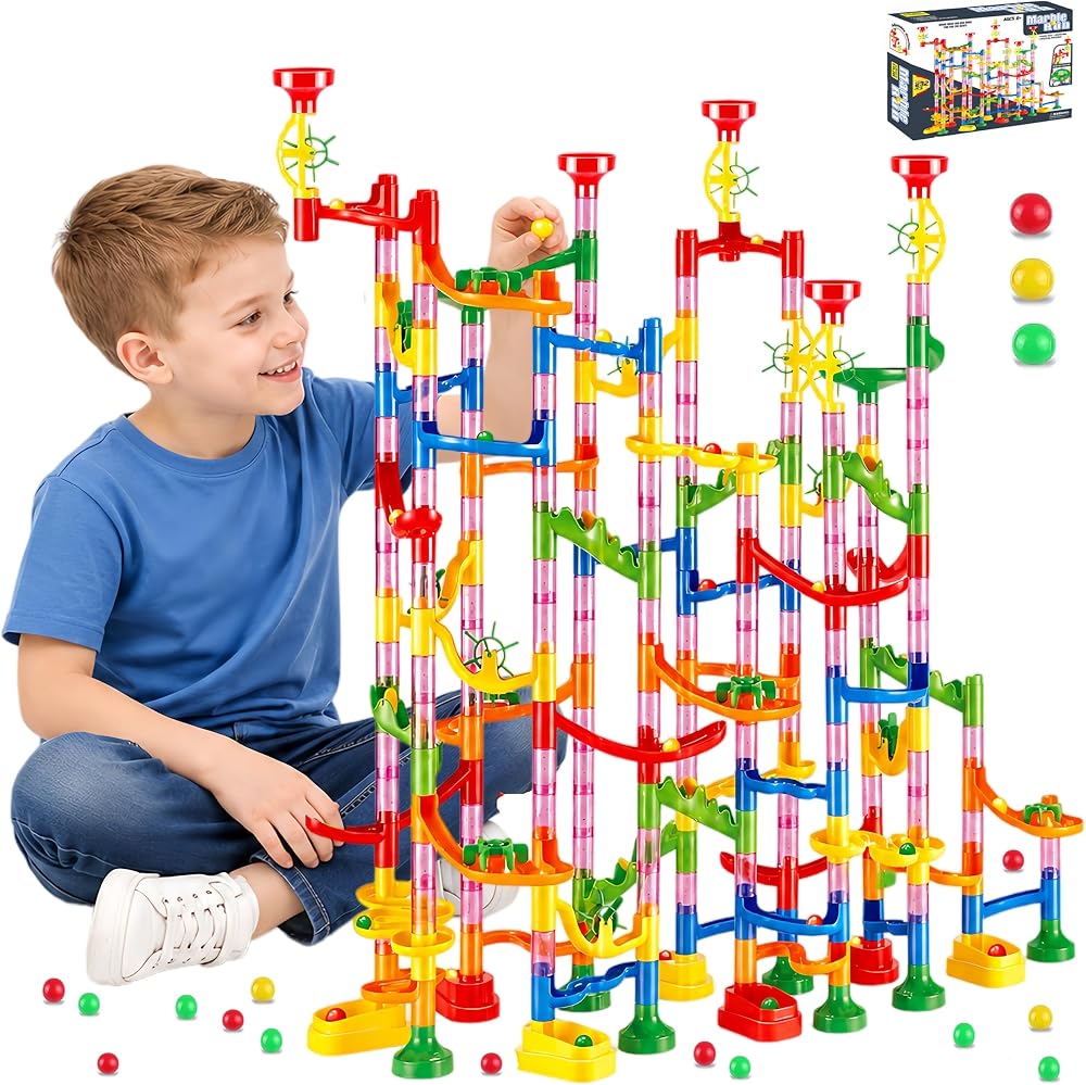 232-Piece - Marble Run Building Set - STEM Learning Toy
