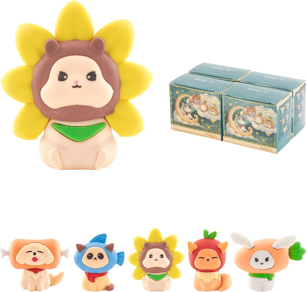 4-Piece - Animal - Blind Box Mini Bricks Set - Creative Play Toy
