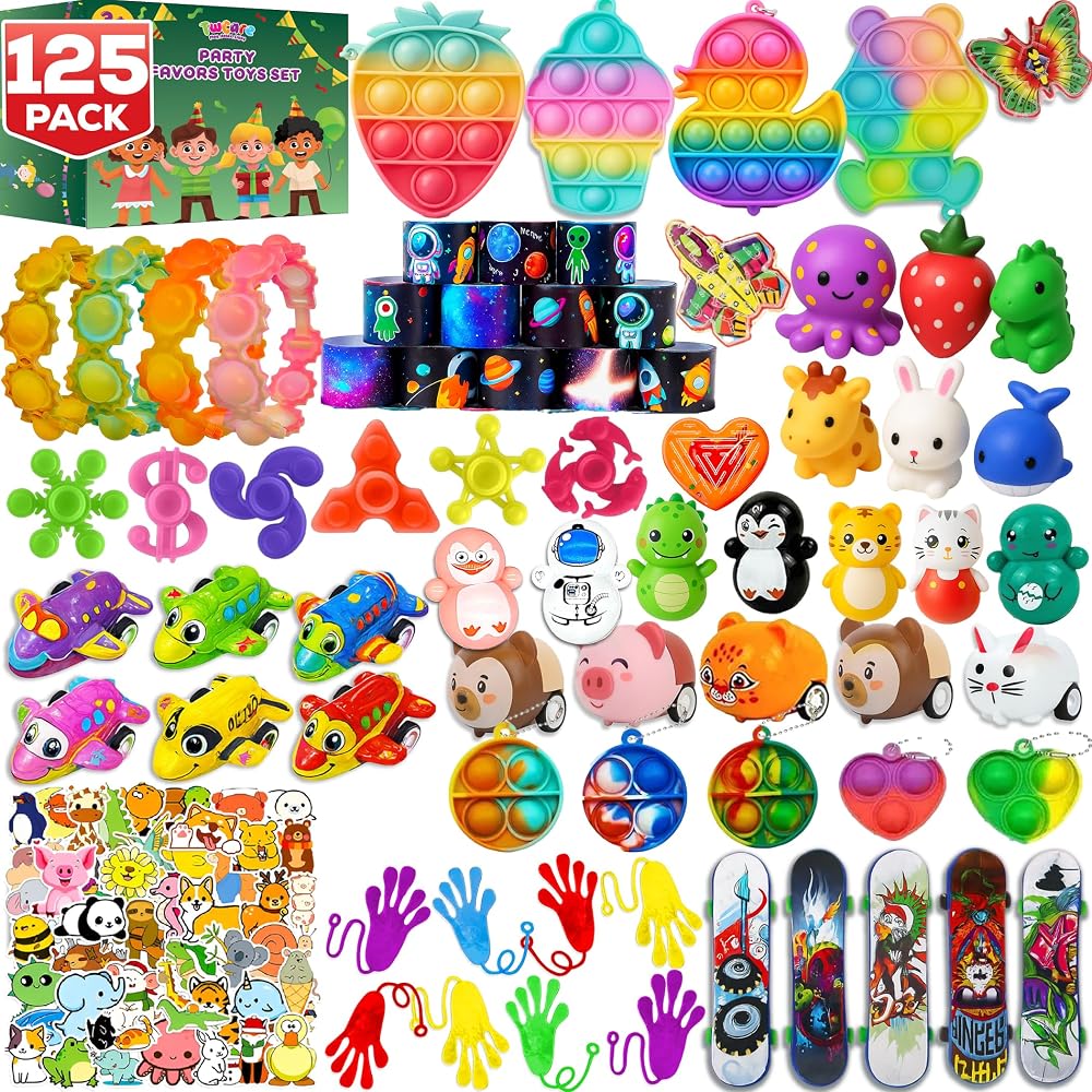 125-Piece - Sensory - Party Favor Toys - Sensory Play Toy - Ages 3+