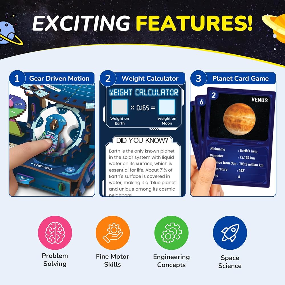 Science - Solar Robot Kit - STEM Learning Toy - Ages 8+
