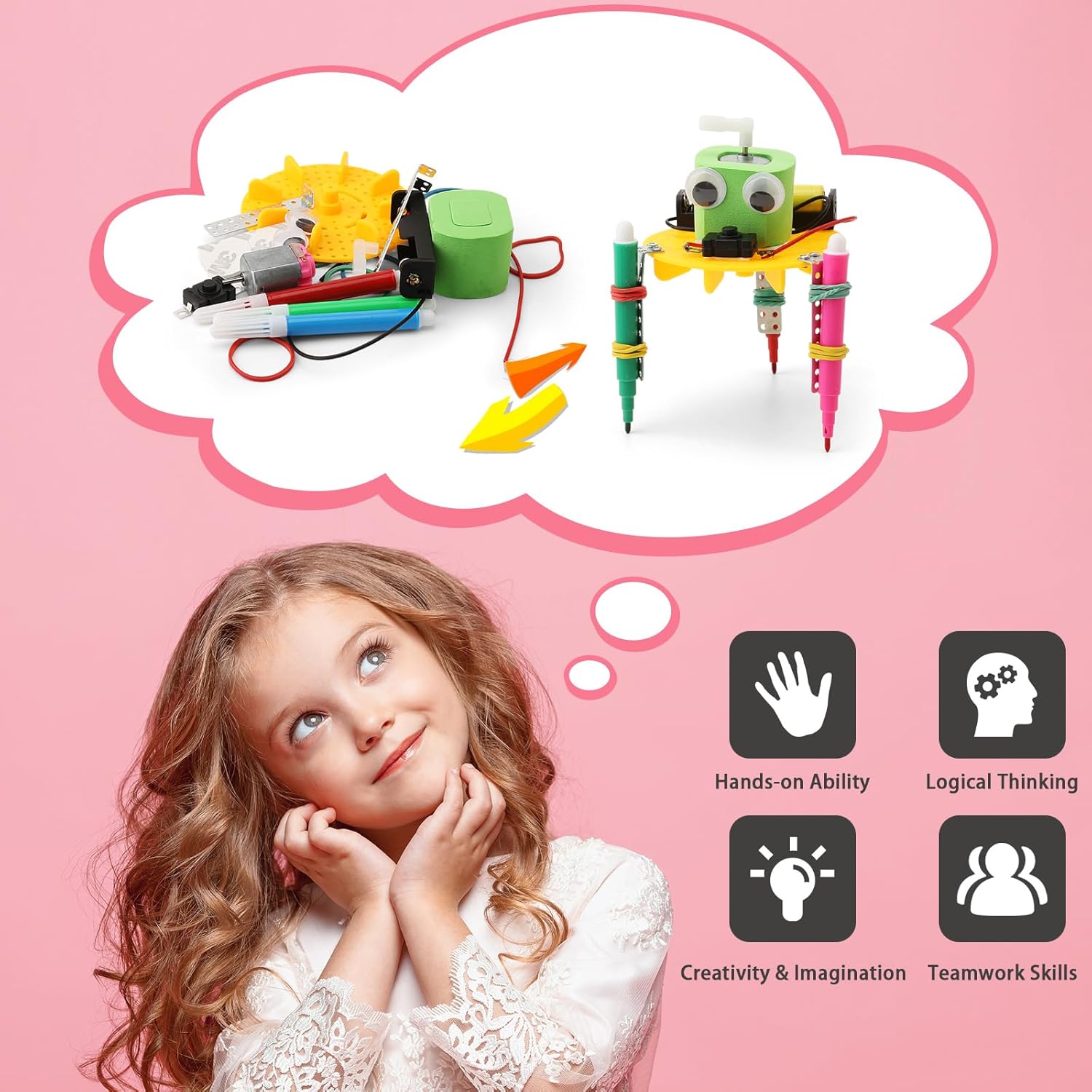 Science - STEM Robot Kit - STEM Learning Toy - Ages 8-12