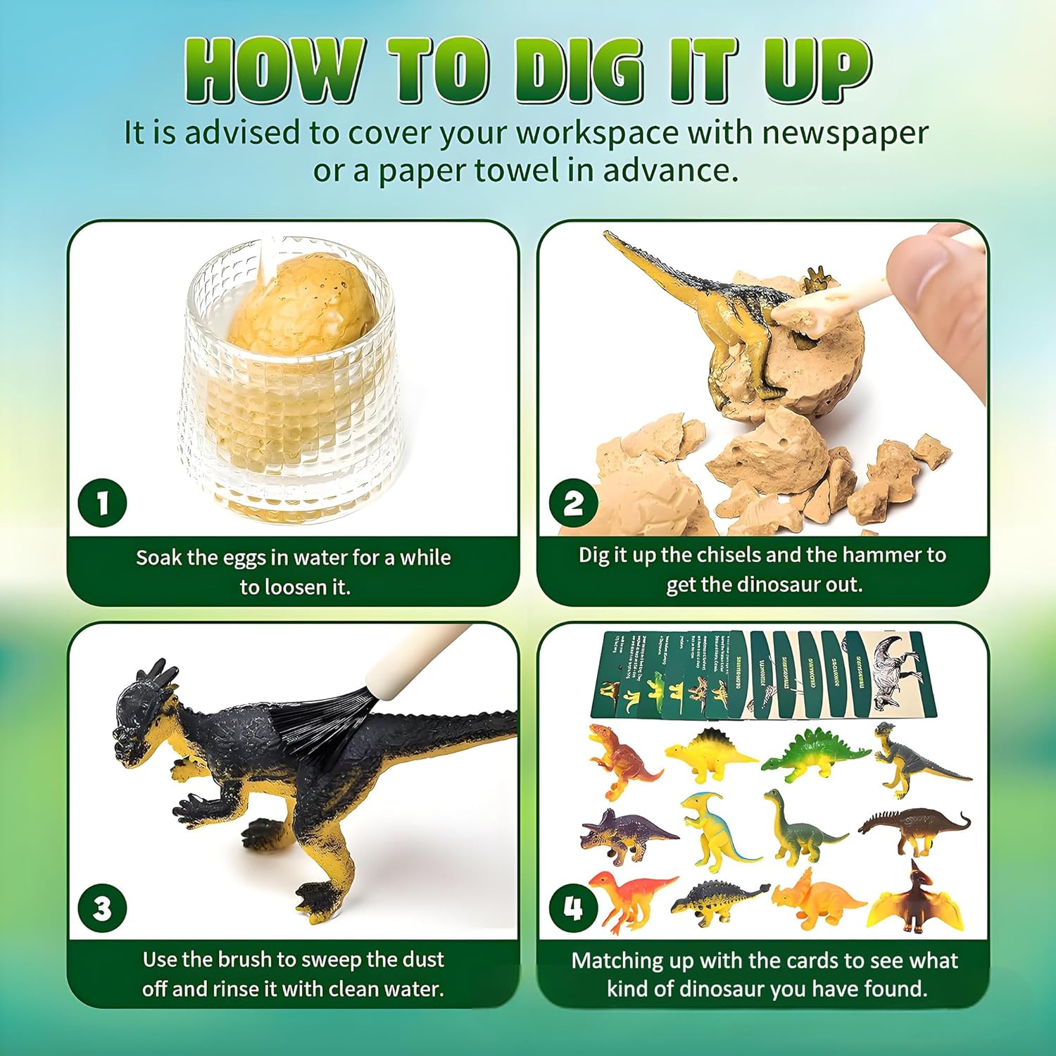 Car - Dinosaur Dig Kit - STEM Learning Toy - Ages 3-12