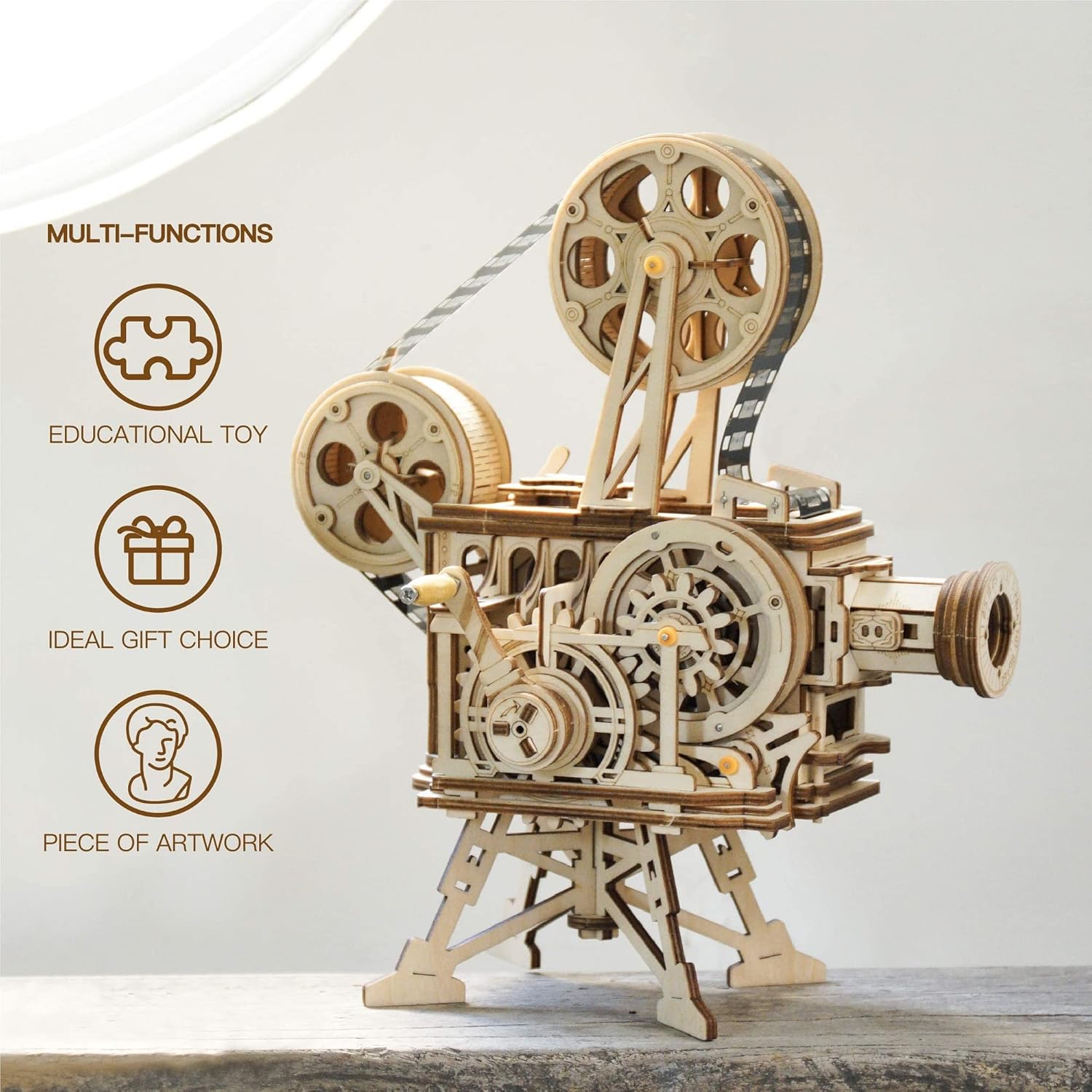 3D Wooden Puzzle Kit - STEM Learning Toy - Ages 14+
