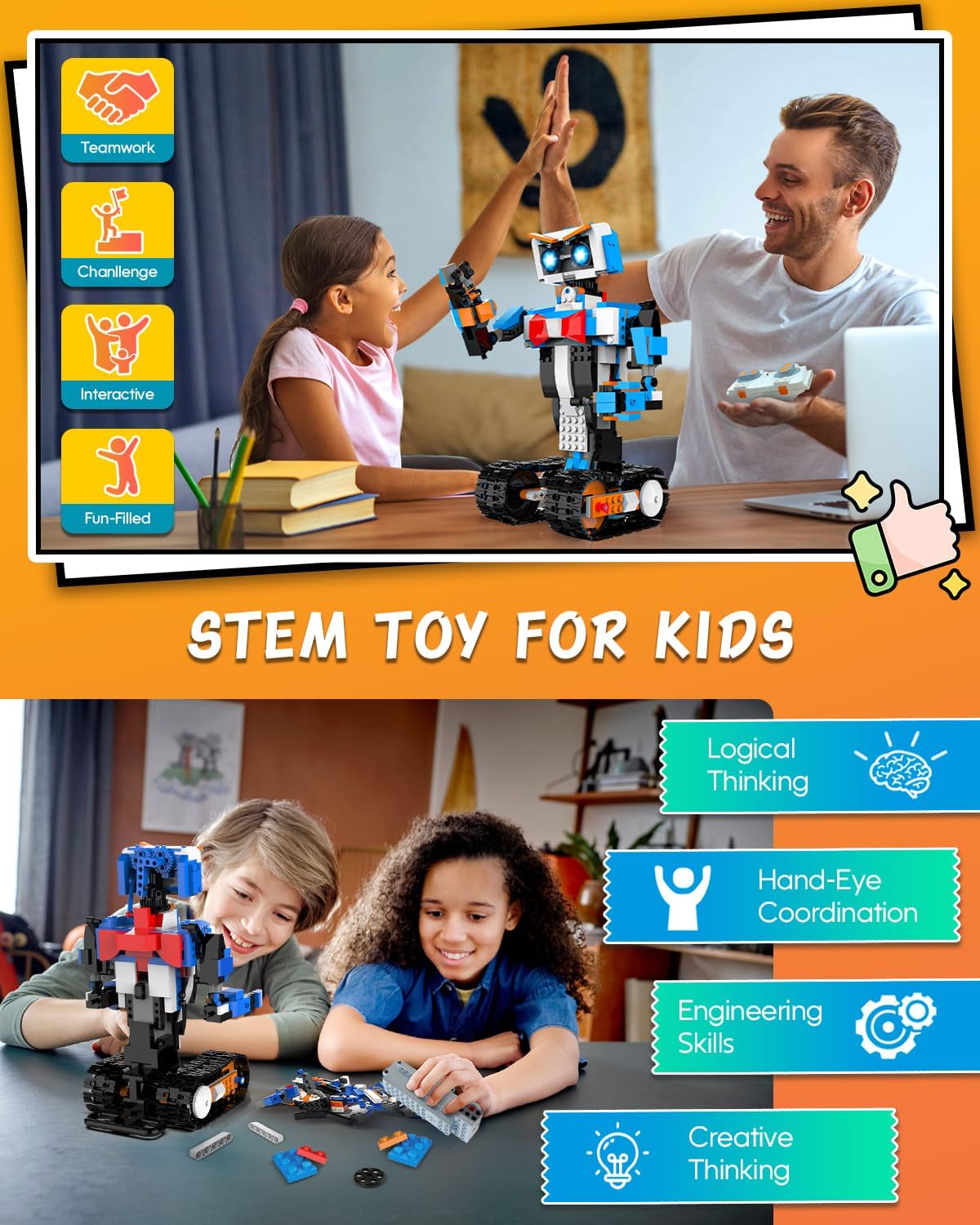 Science - STEM Robot Kit - STEM Learning Toy - Ages 8-12