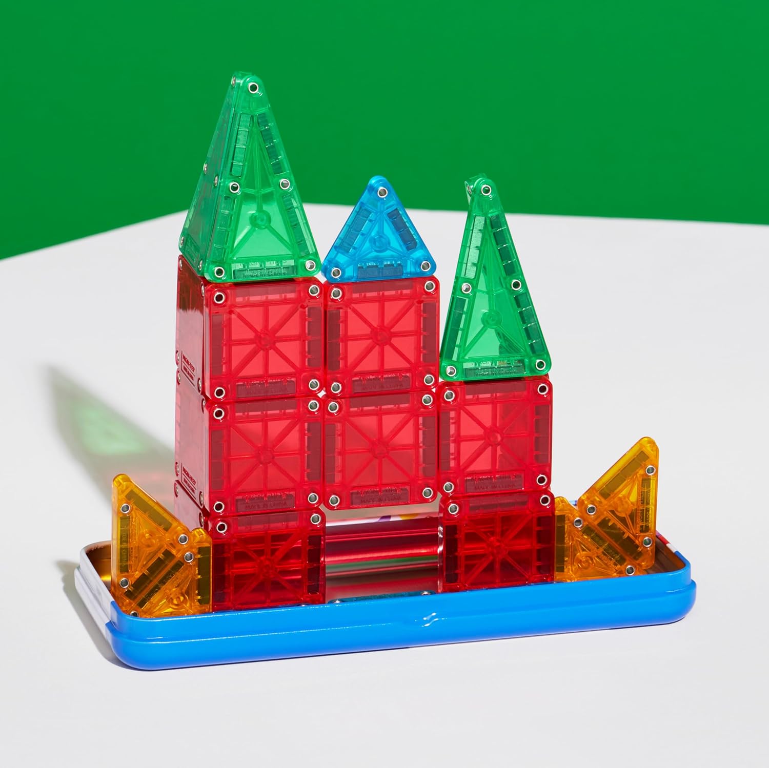 Magnetic Building Tiles Set - Creative Play Toy - Ages 3+