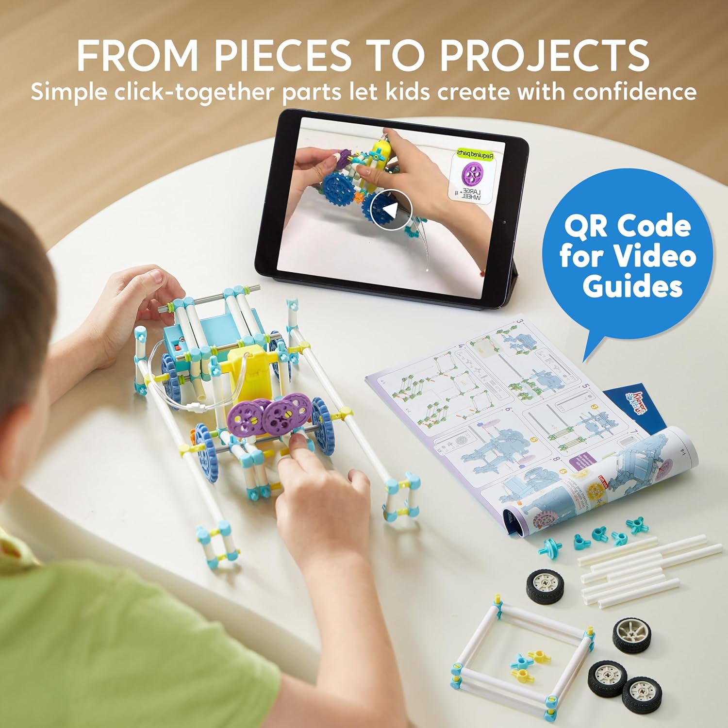 36-Piece - Science - STEM Robot Kit - STEM Learning Toy - Ages 8-13