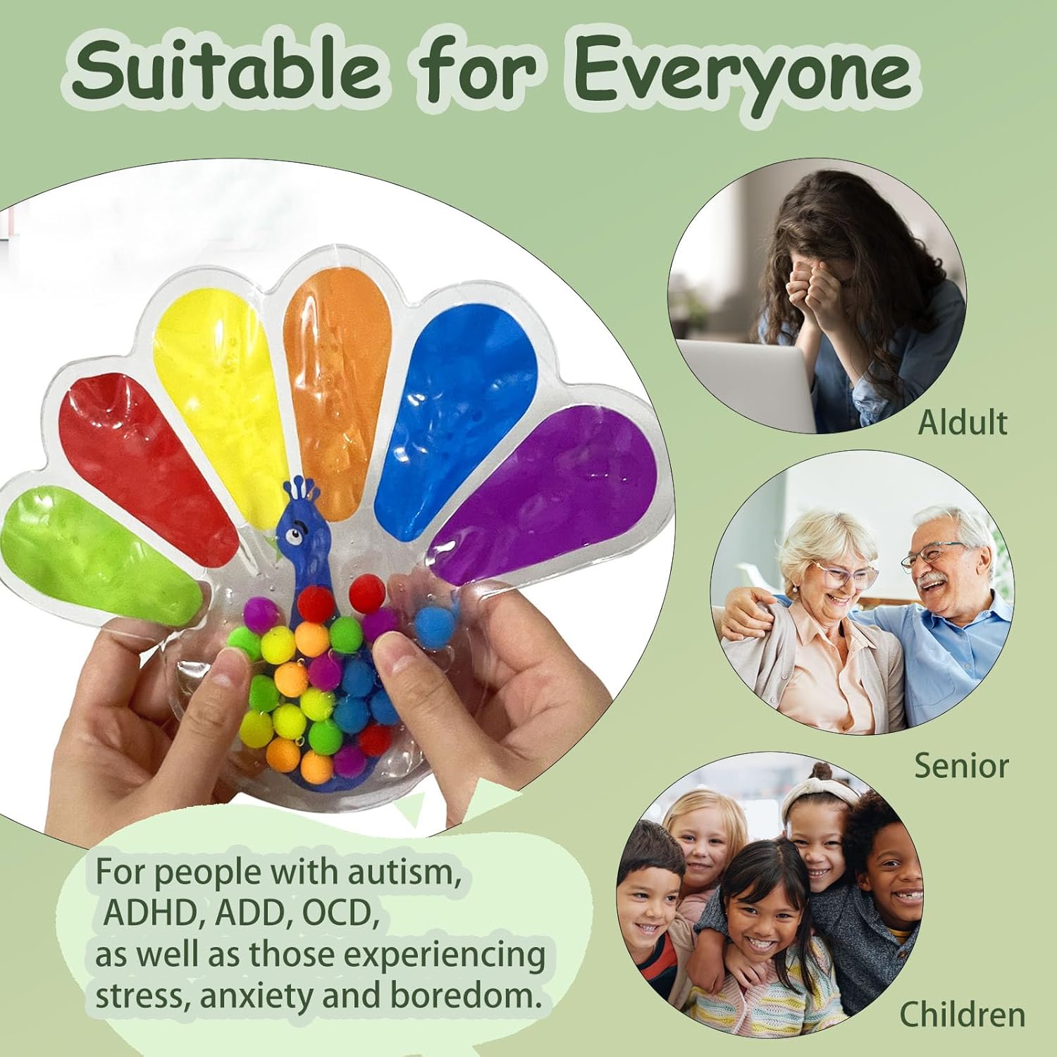 Sensory - Stocking Stuffer Toys - STEM Learning Toy - Ages 3+