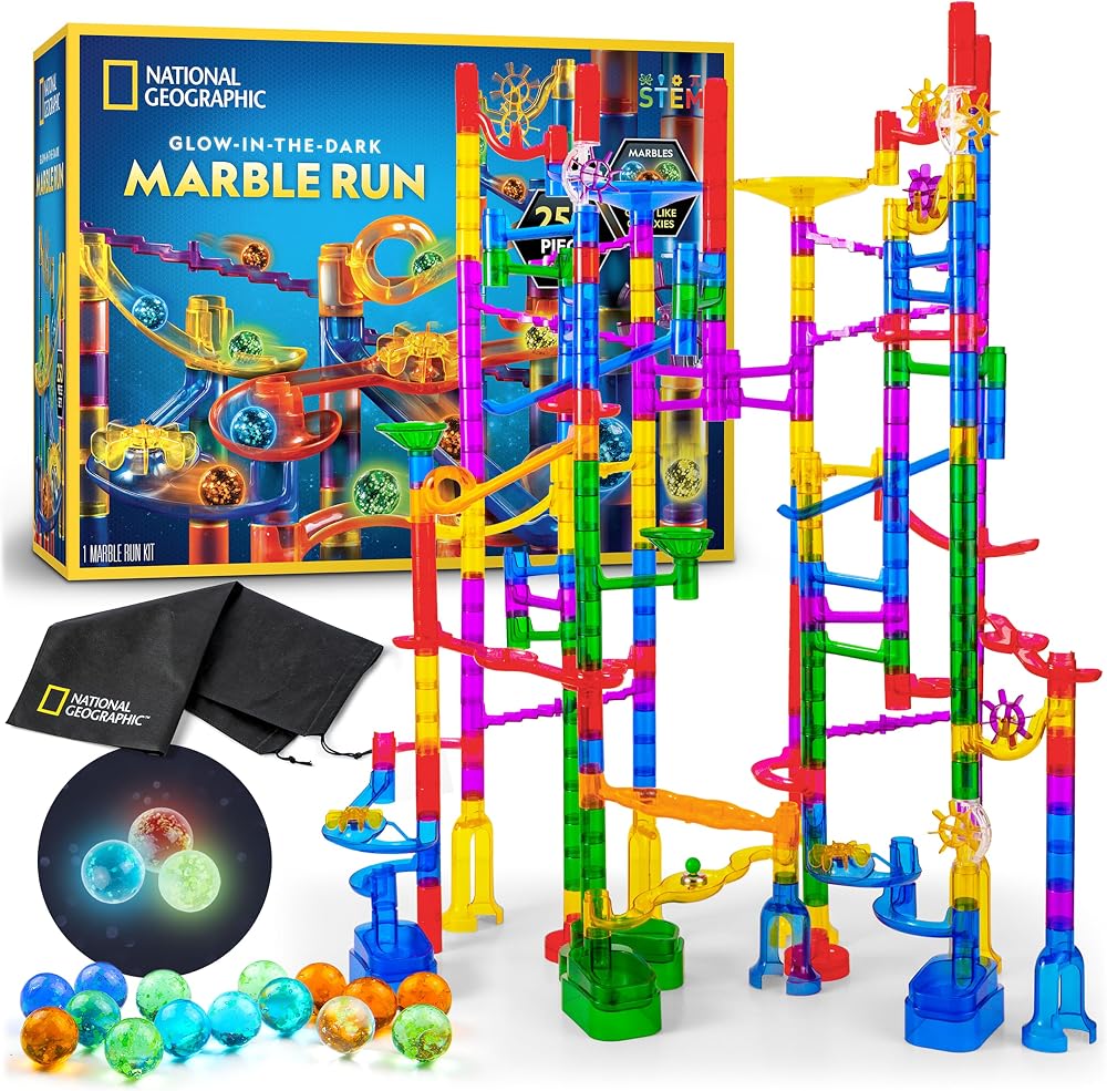 250-Piece - Marble Run Building Set - STEM Learning Toy - Ages 8+