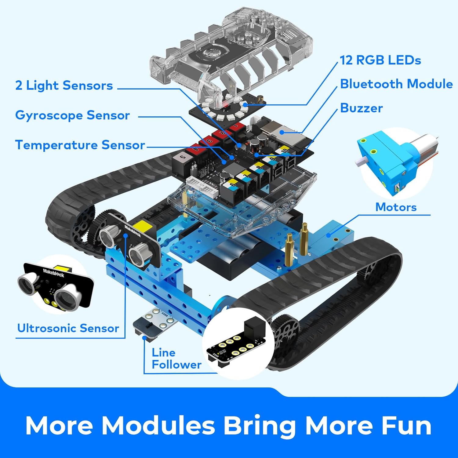 3-Piece - Science - STEM Robot Kit - STEM Learning Toy - Ages 8-12