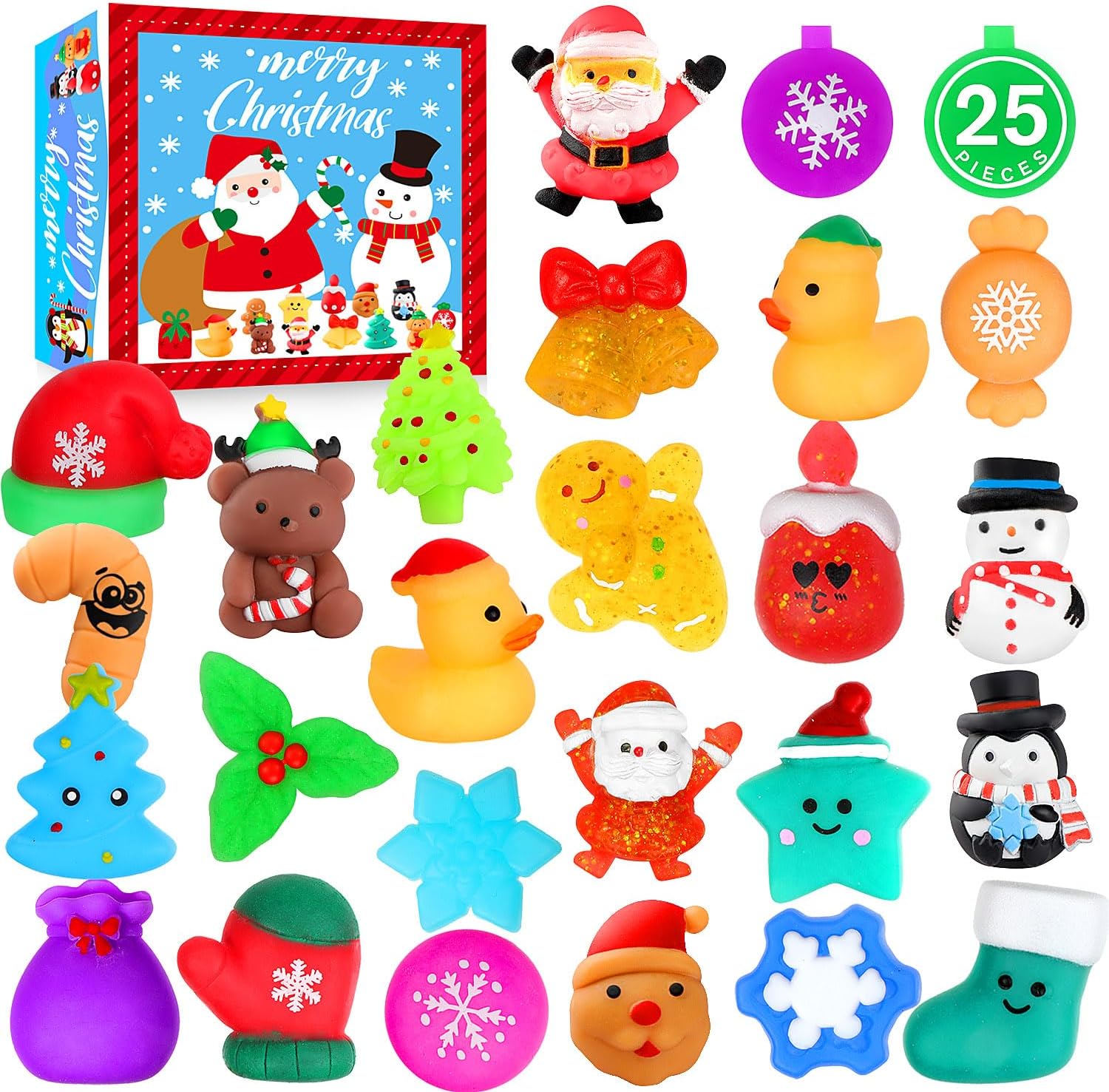 25-Piece - Sensory - Stocking Stuffer Toys - Sensory Play Toy - Ages 3+
