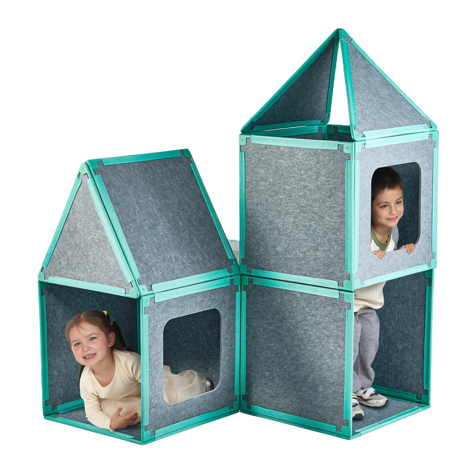 Magnetic Building Tiles Set - STEM Learning Toy - Ages 3+