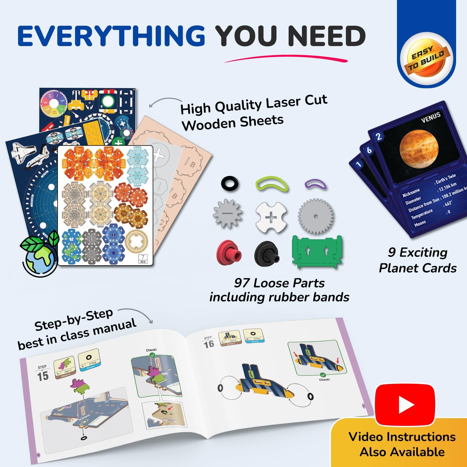 Science - Solar Robot Kit - STEM Learning Toy - Ages 8+
