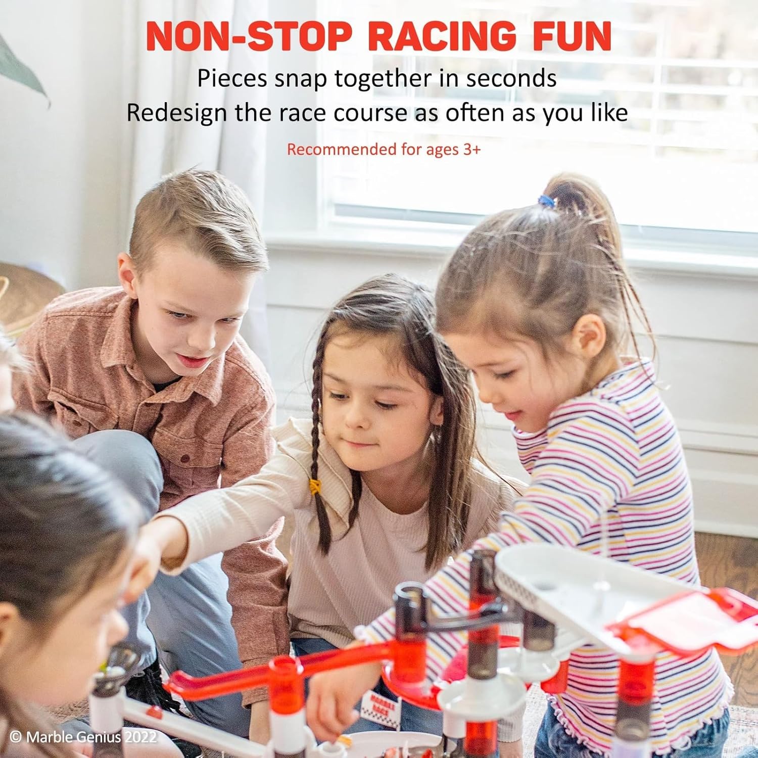 Marble Run Building Set - STEM Learning Toy - Ages 4+