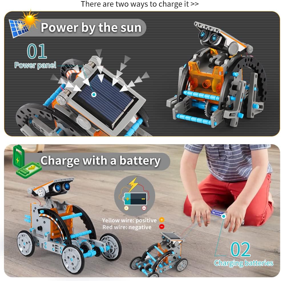 Solar - STEM Robot Kit - STEM Learning Toy - Ages 8-13