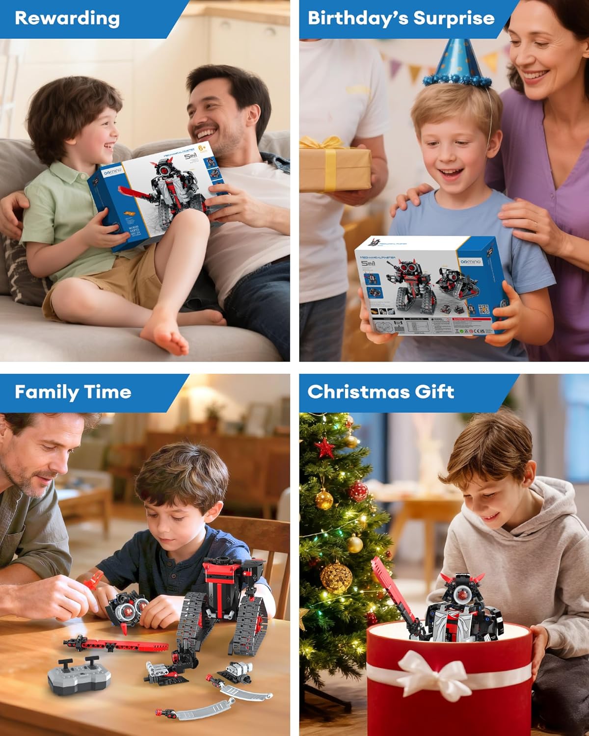 443-Piece - Science - STEM Robot Kit - STEM Learning Toy - Ages 6