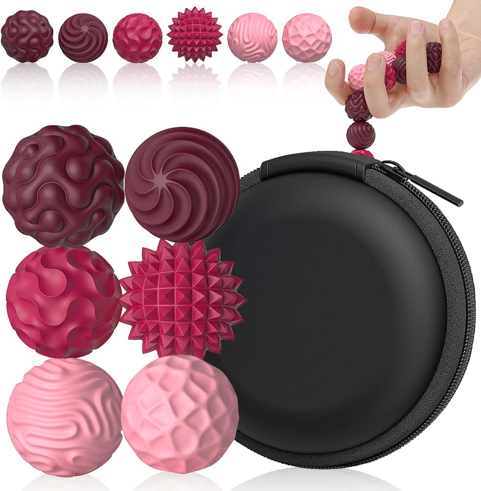 6-Piece - Magnetic - Desk Fidget Toy - Sensory Play Toy - Ages 14+
