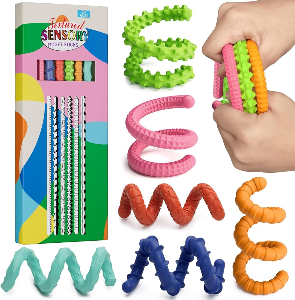 6-Piece - Sensory - Desk Fidget Toy - Sensory Play Toy - Ages 3+