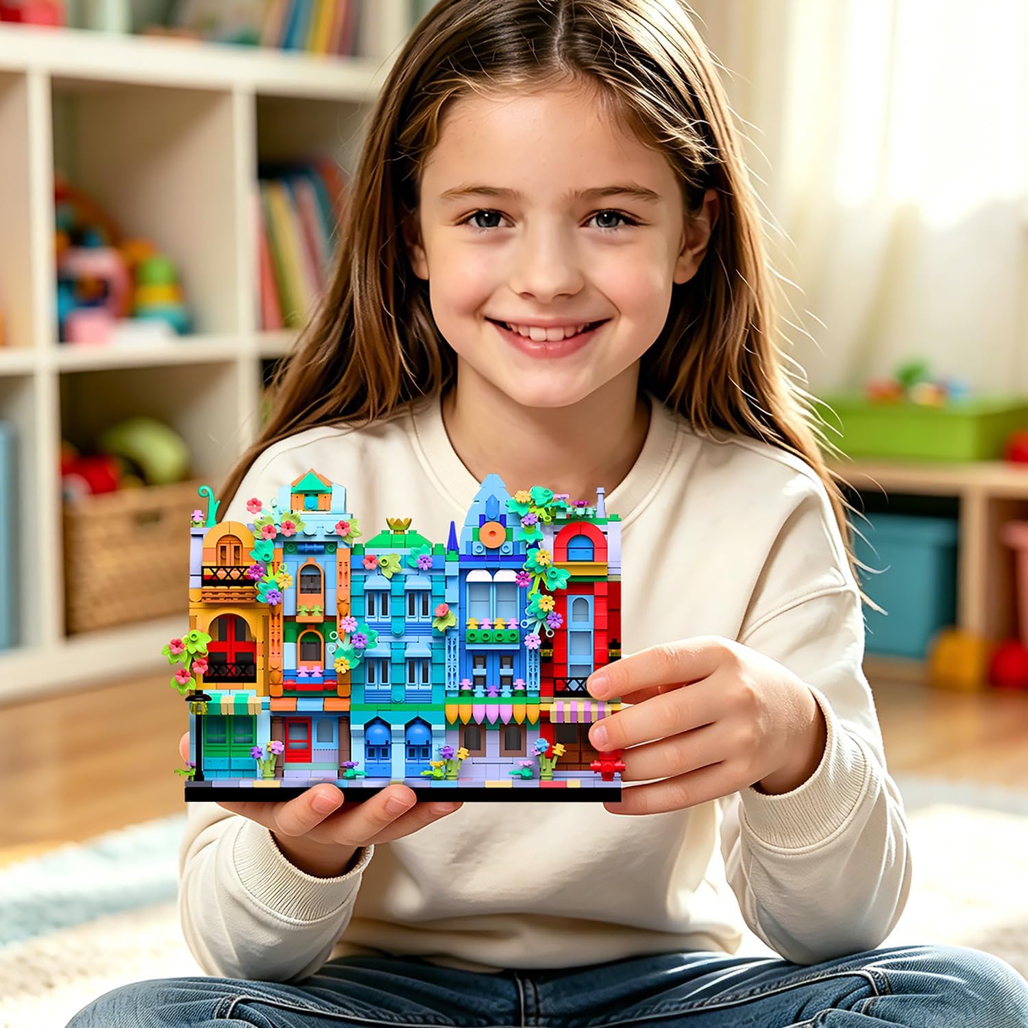 Flower - Mini Building Blocks Set - Creative Play Toy - Ages 8+