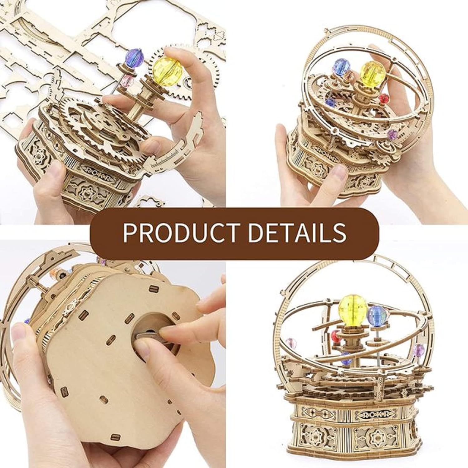3D Wooden Puzzle Kit - Creative Play Toy - Ages 14+