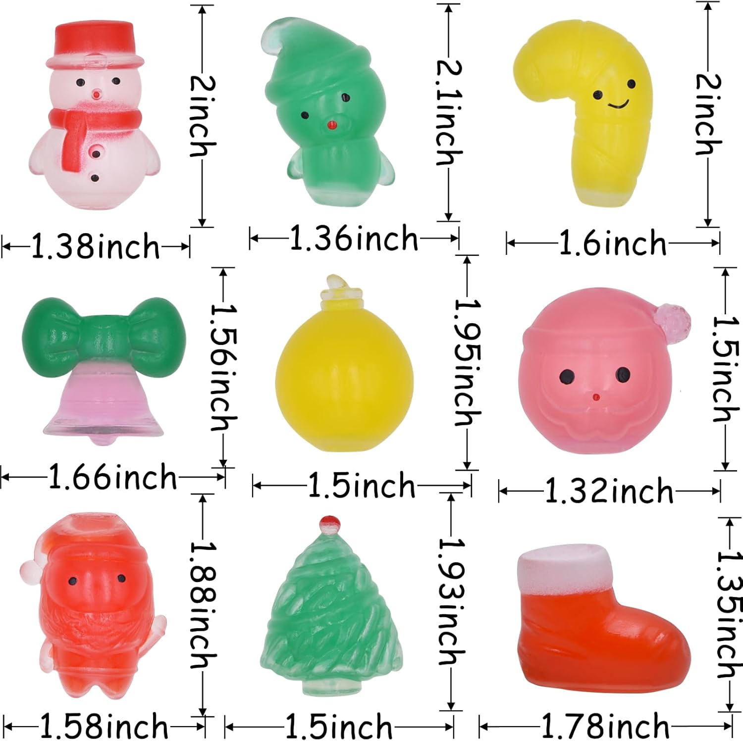 12-Piece - Fidget - Stocking Stuffer Toys - Sensory Play Toy - Ages 3+