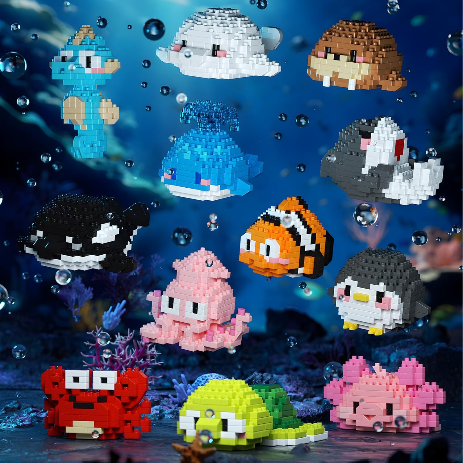 Animal - Blind Box Mini Bricks Set - Creative Play Toy - Ages 8-16+
