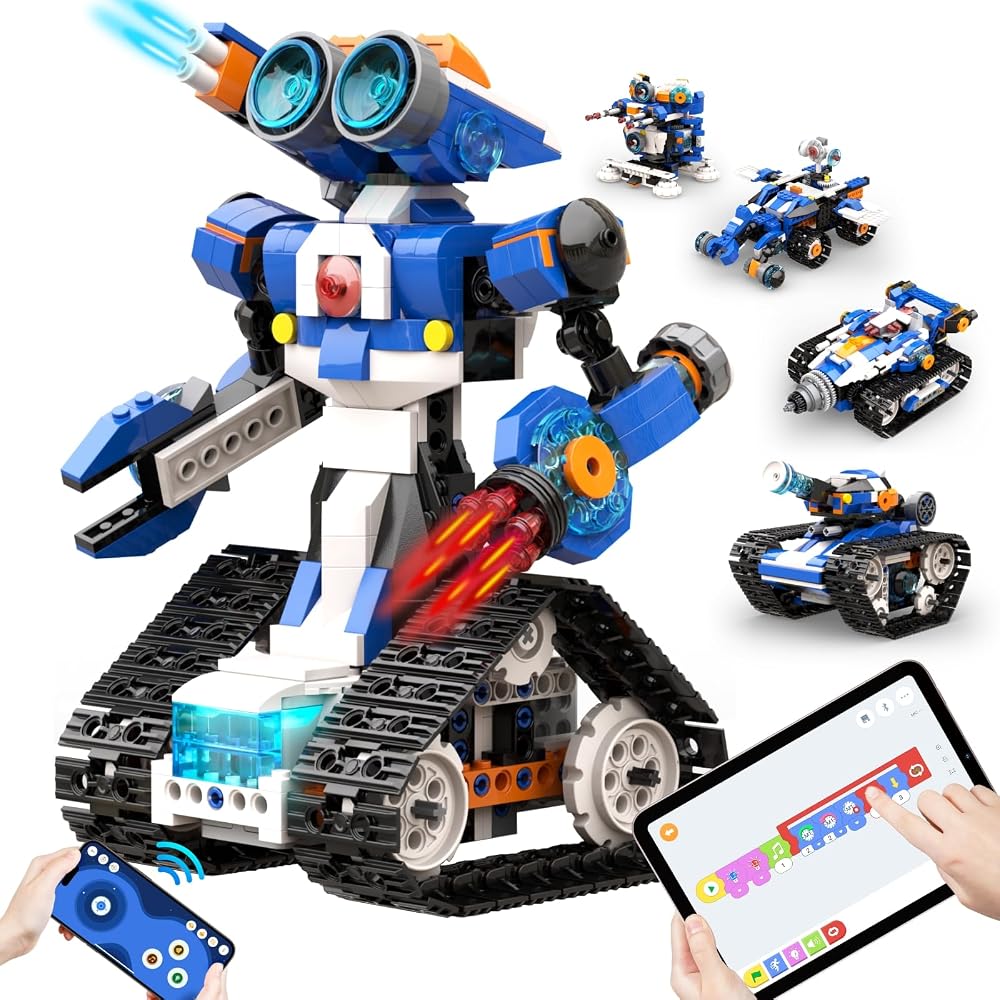 6-Piece - STEM Robot Kit - STEM Learning Toy - Ages 7