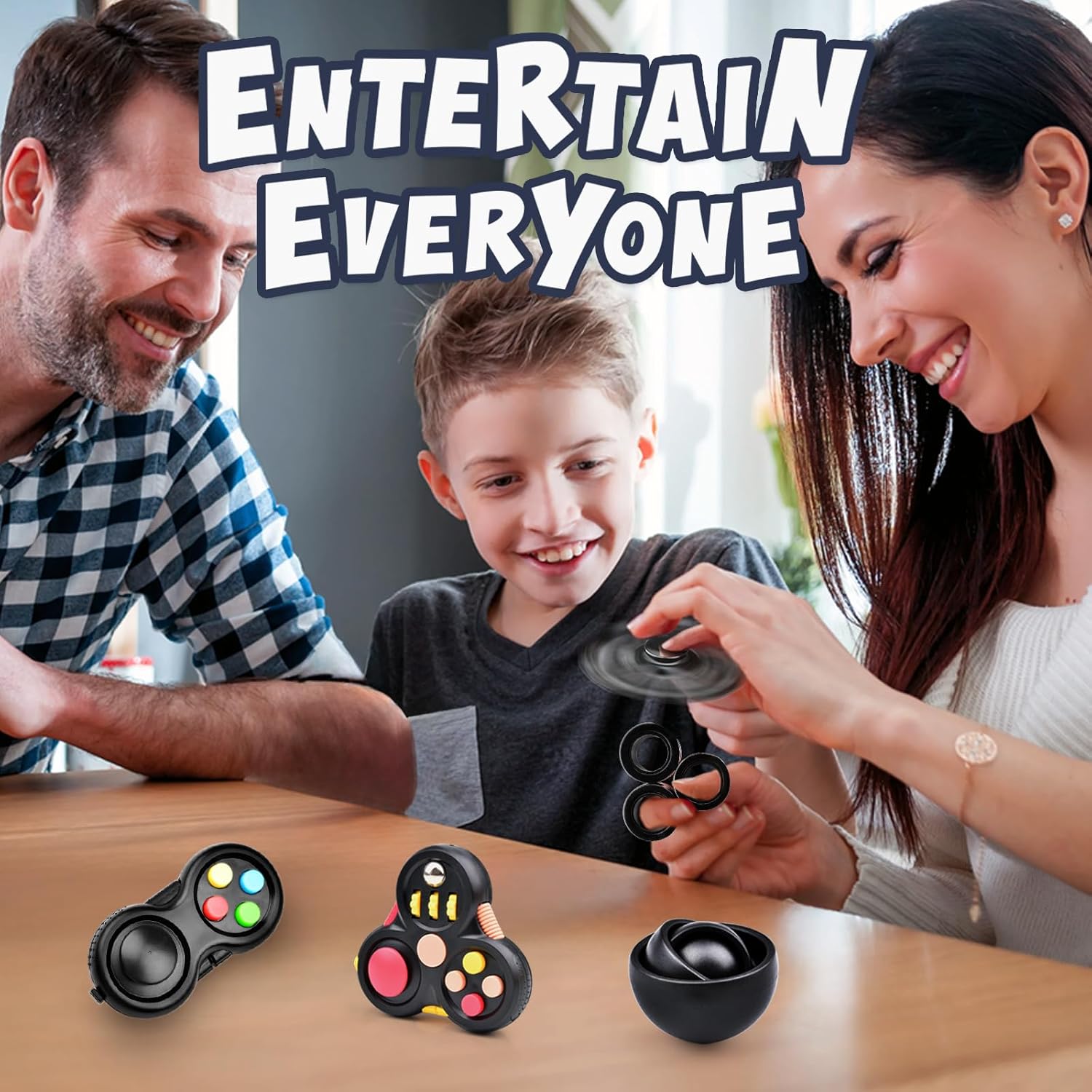 5-Piece - Magnetic - Desk Fidget Toy - Sensory Play Toy - Ages 3+