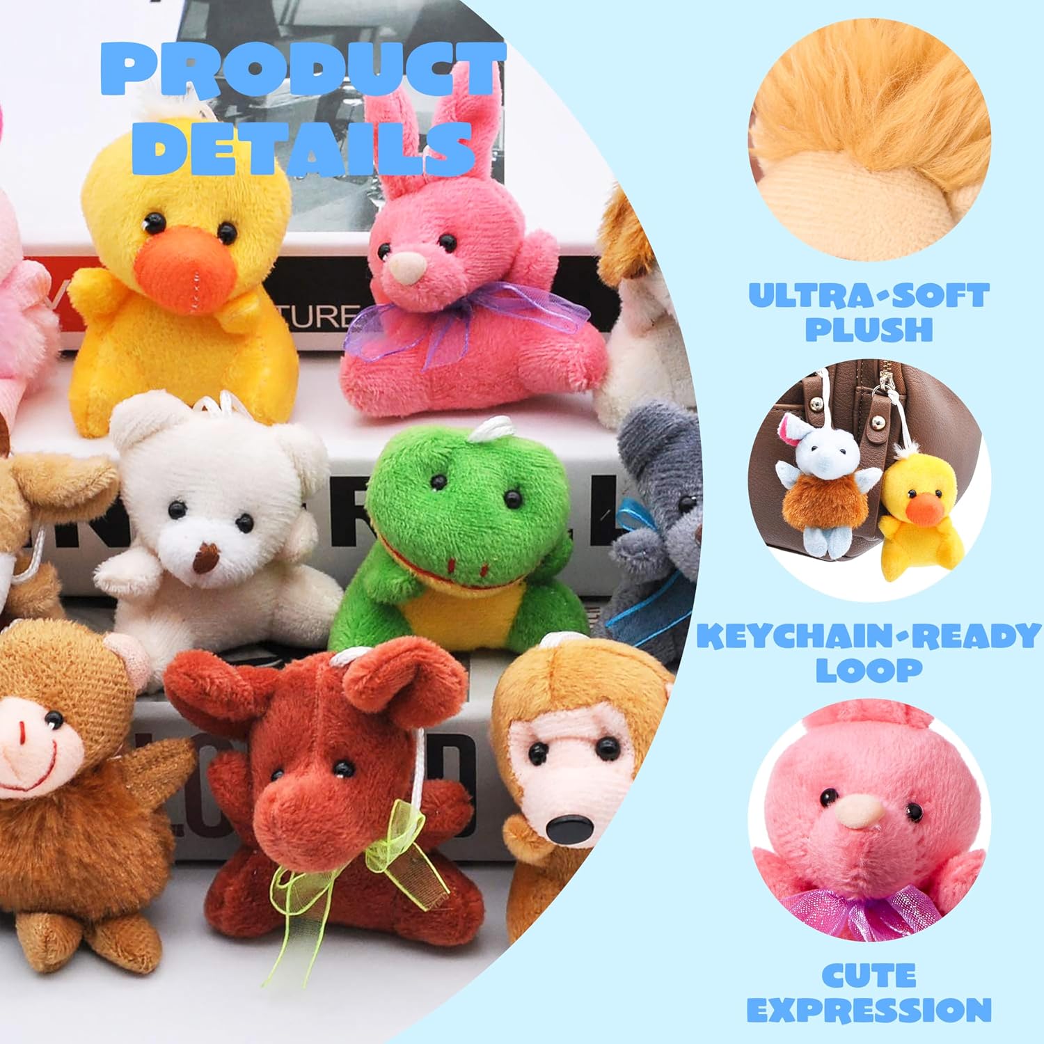 24-Piece - Animal - Party Favor Toys - Creative Play Toy - Ages 3+