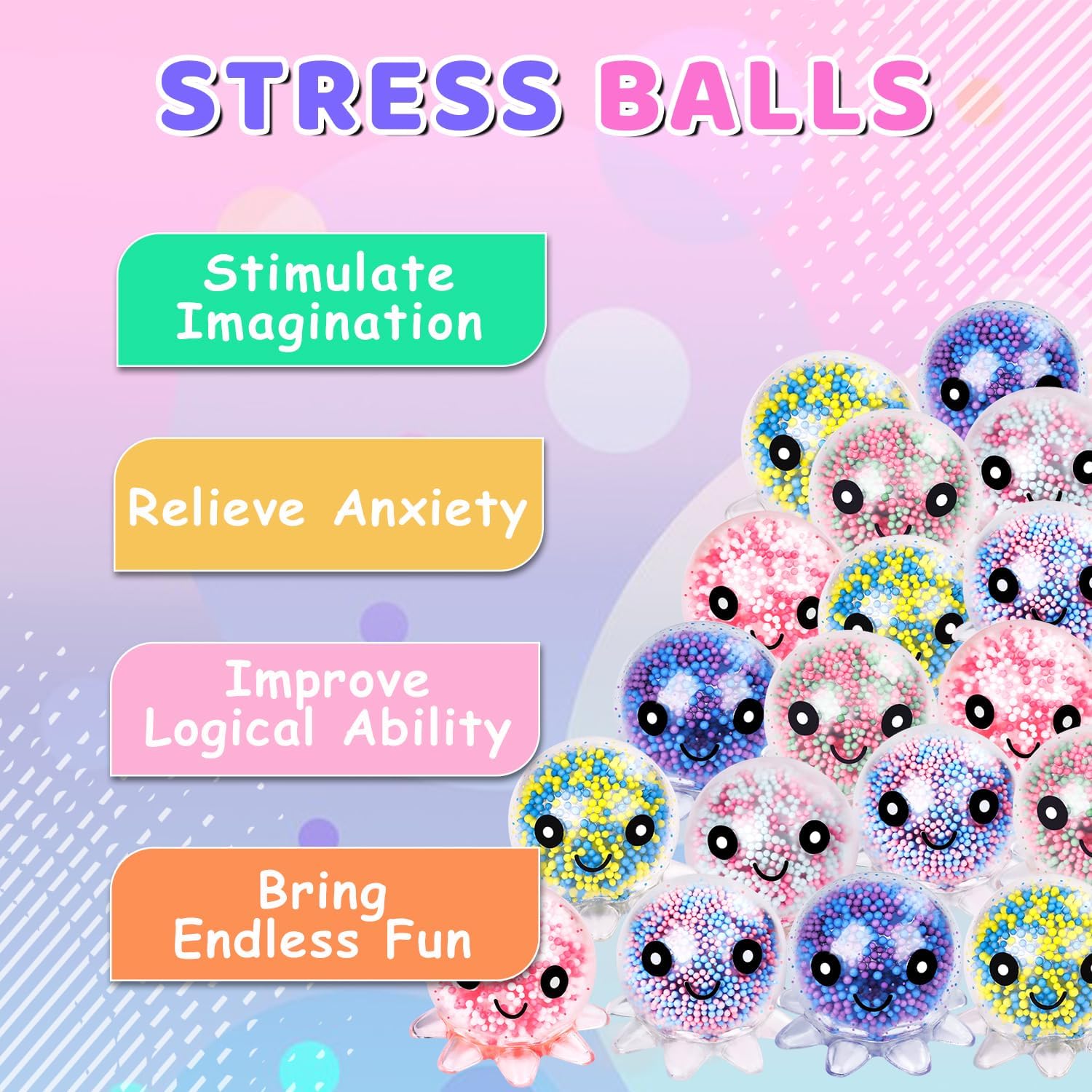 12-Piece - Sensory - Party Favor Toys - Sensory Play Toy - Ages 3+