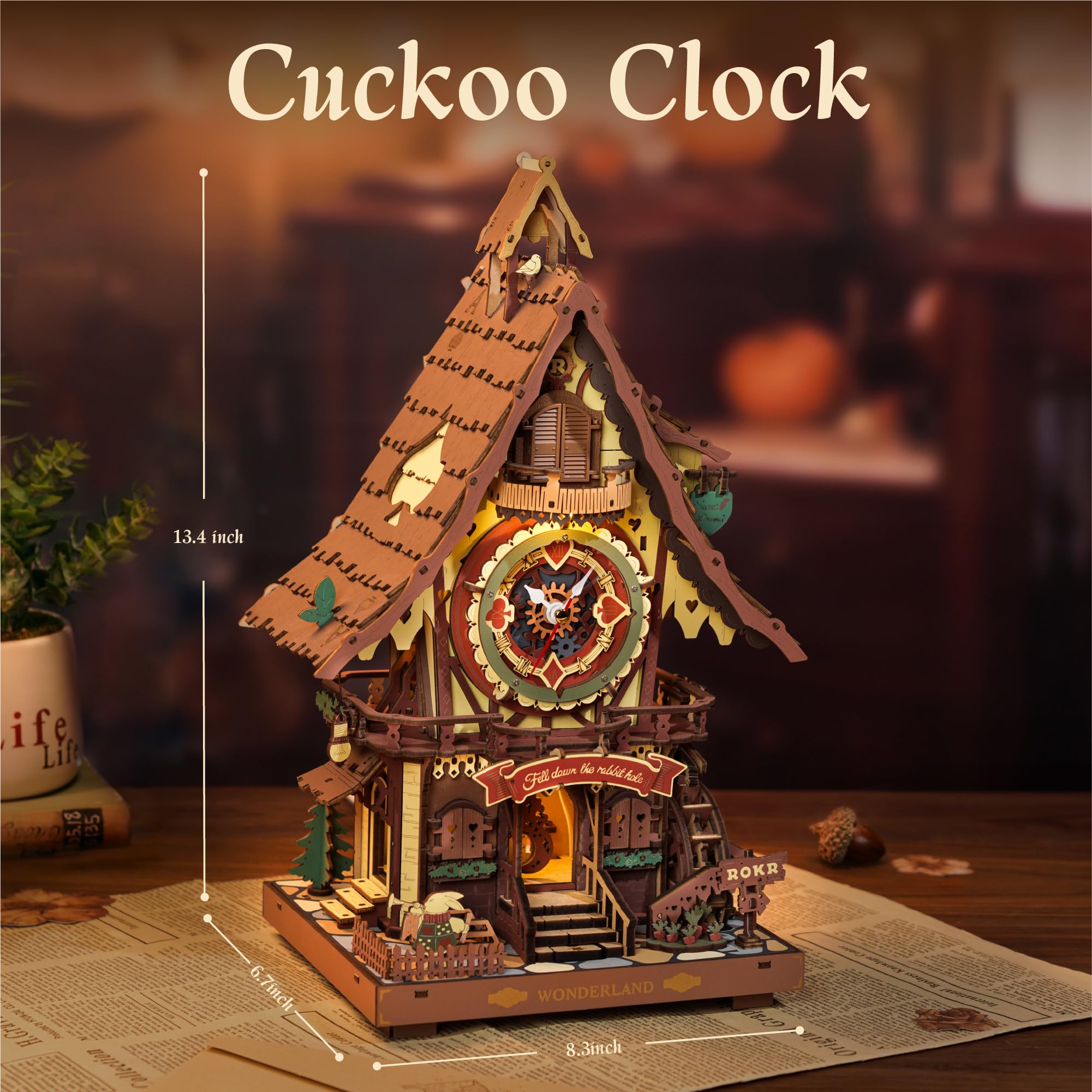 3D Wooden Puzzle Kit - Creative Play Toy - Ages 14+