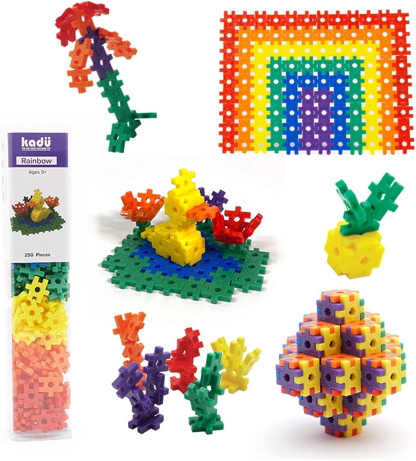 250-Piece - Mini Building Blocks Set - STEM Learning Toy - Ages 5+