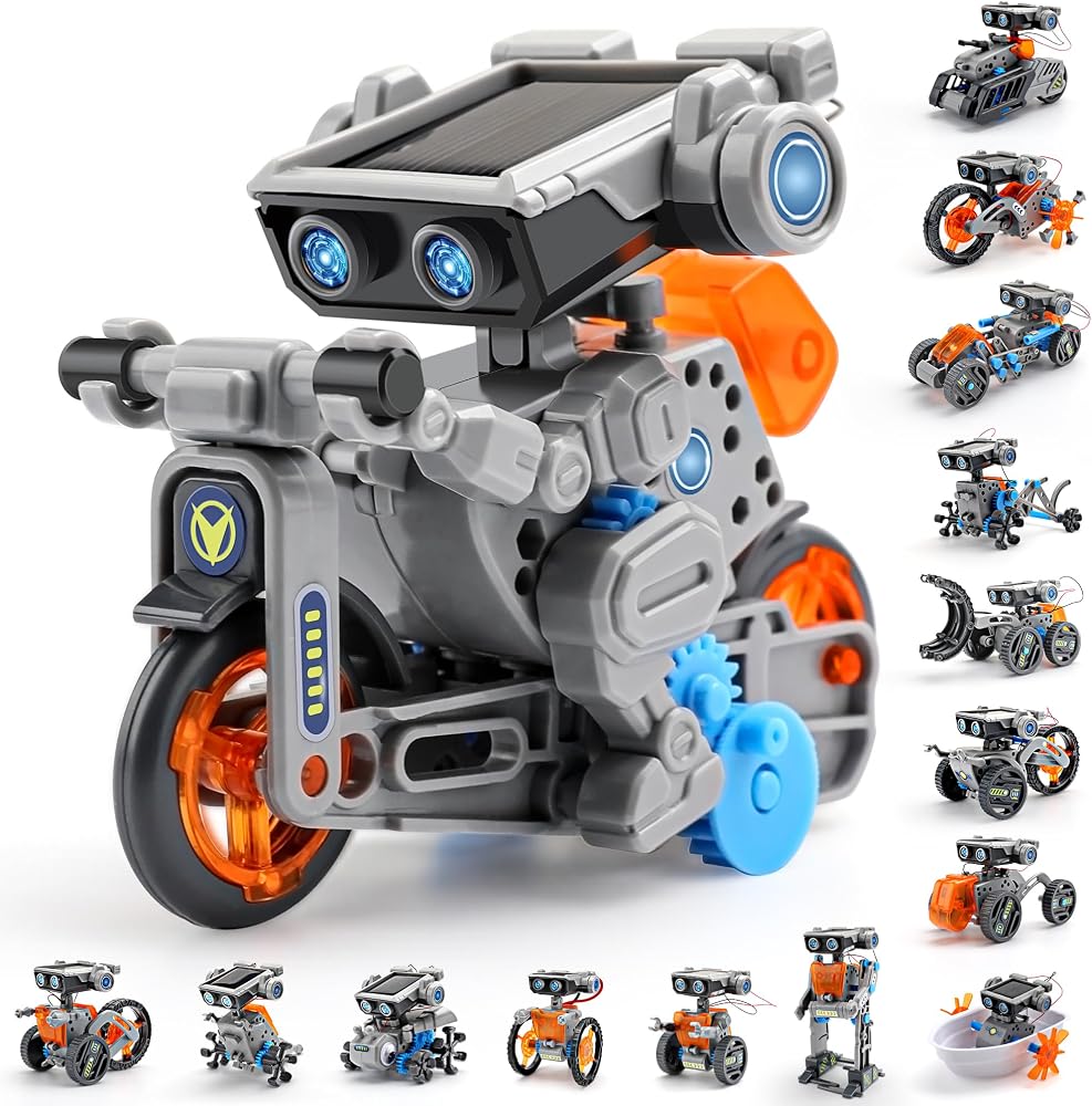 212-Piece - Solar - STEM Robot Kit - STEM Learning Toy - Ages 8+