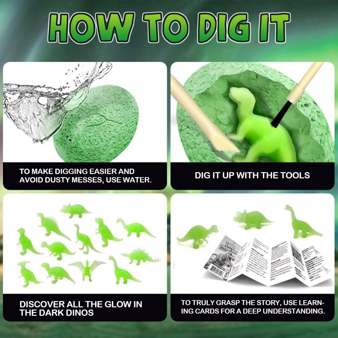 Dinosaur Dig Kit - STEM Learning Toy - Ages 6+