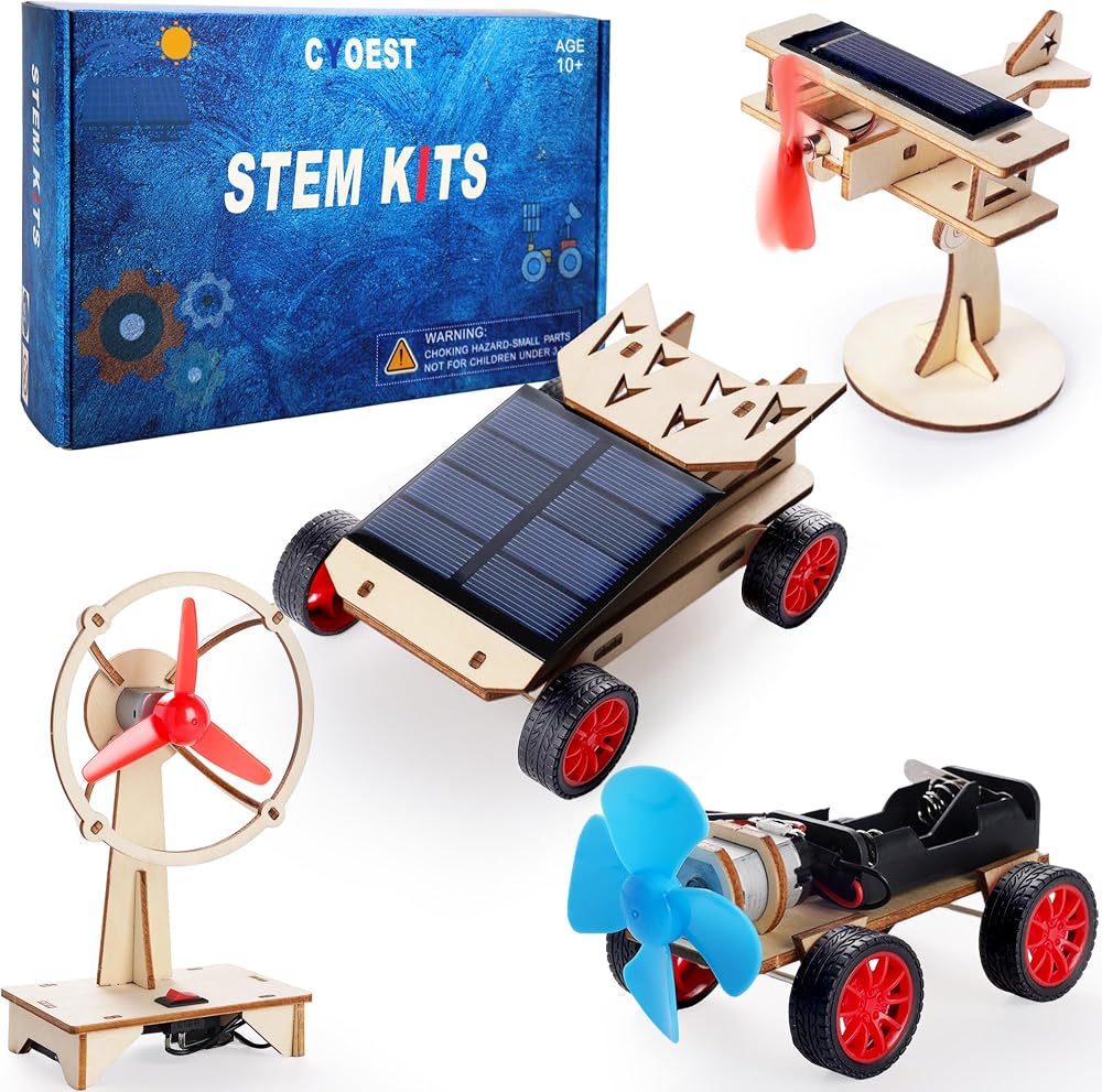 Car - Solar Robot Kit - STEM Learning Toy - Ages 8-10