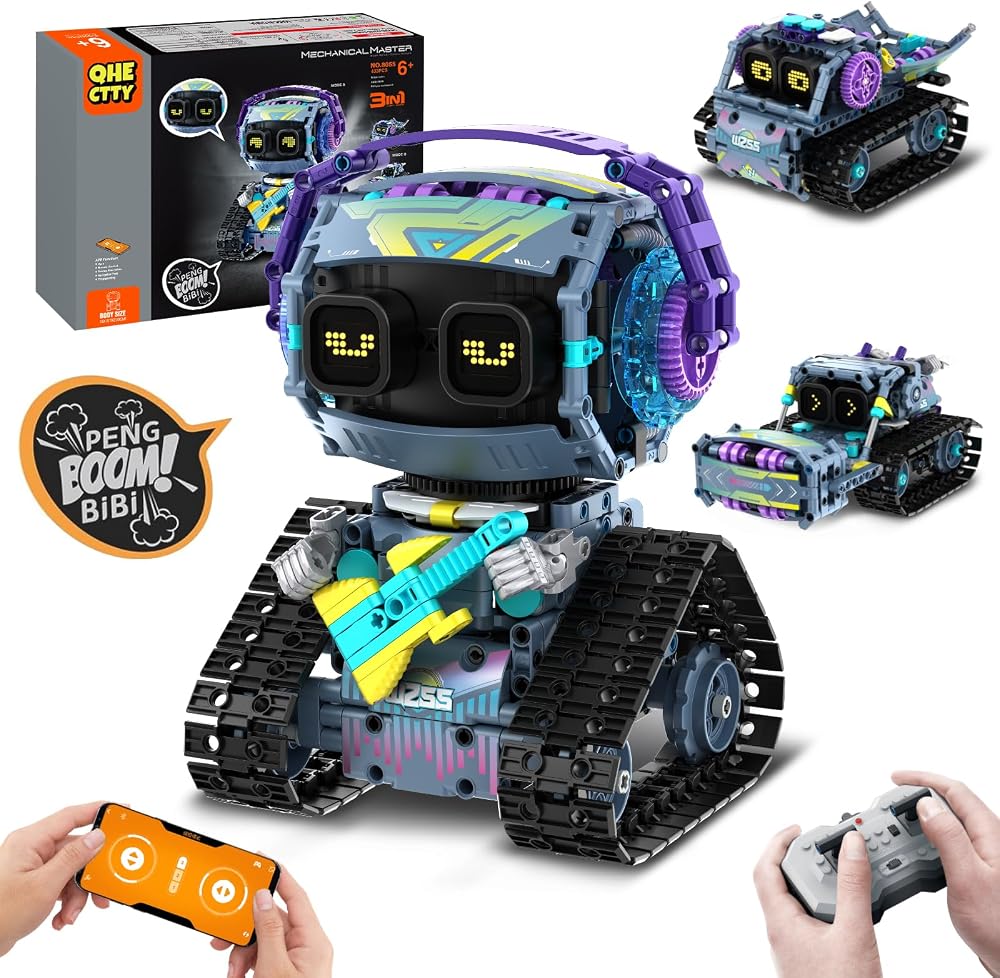 433-Piece - STEM Robot Kit - STEM Learning Toy - Ages 6+