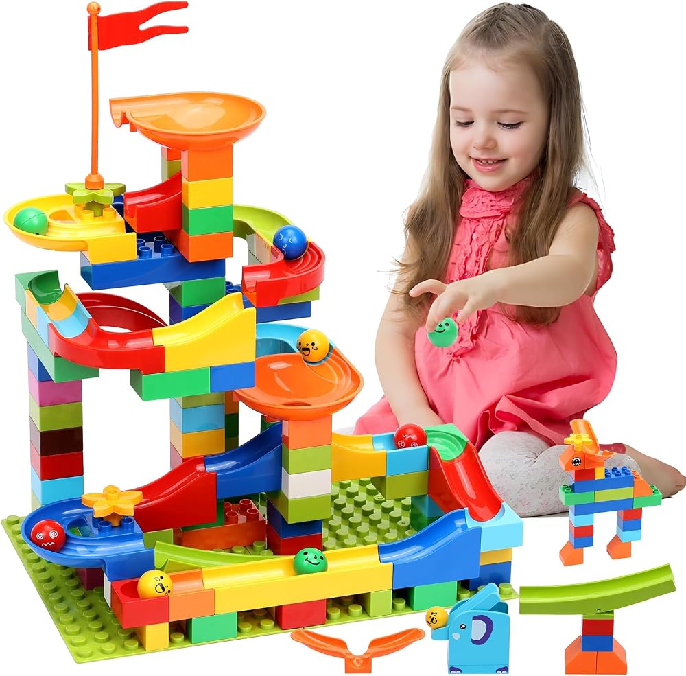 Marble Run Building Set - STEM Learning Toy - Ages 3+