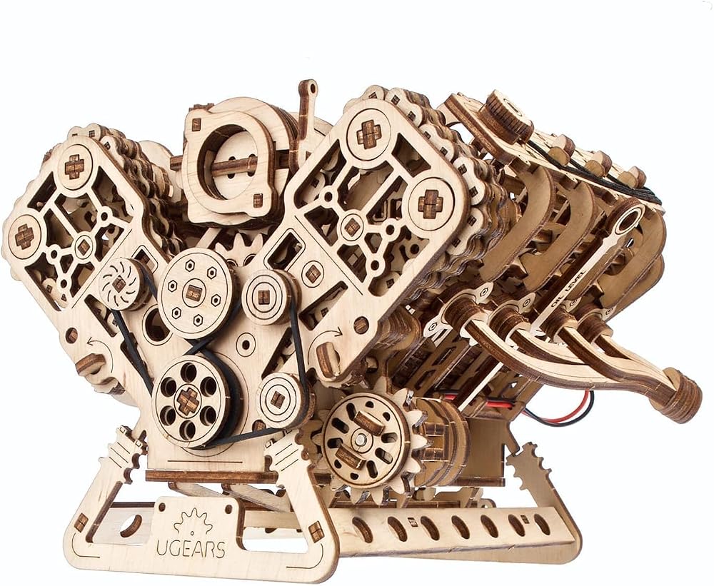 3D Wooden Puzzle Kit - Creative Play Toy - Ages 14+