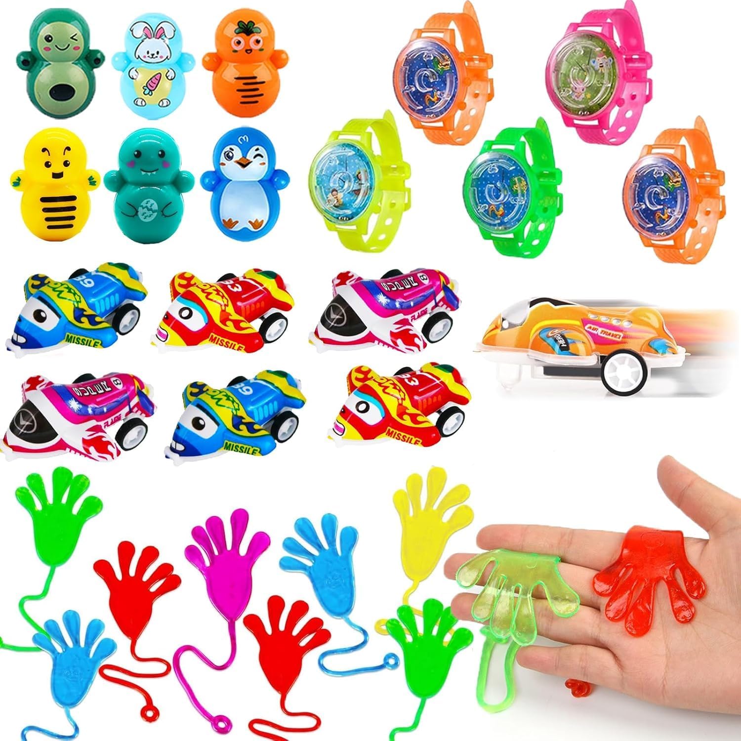 128-Piece - Car - Party Favor Toys - Creative Play Toy - Ages 3+
