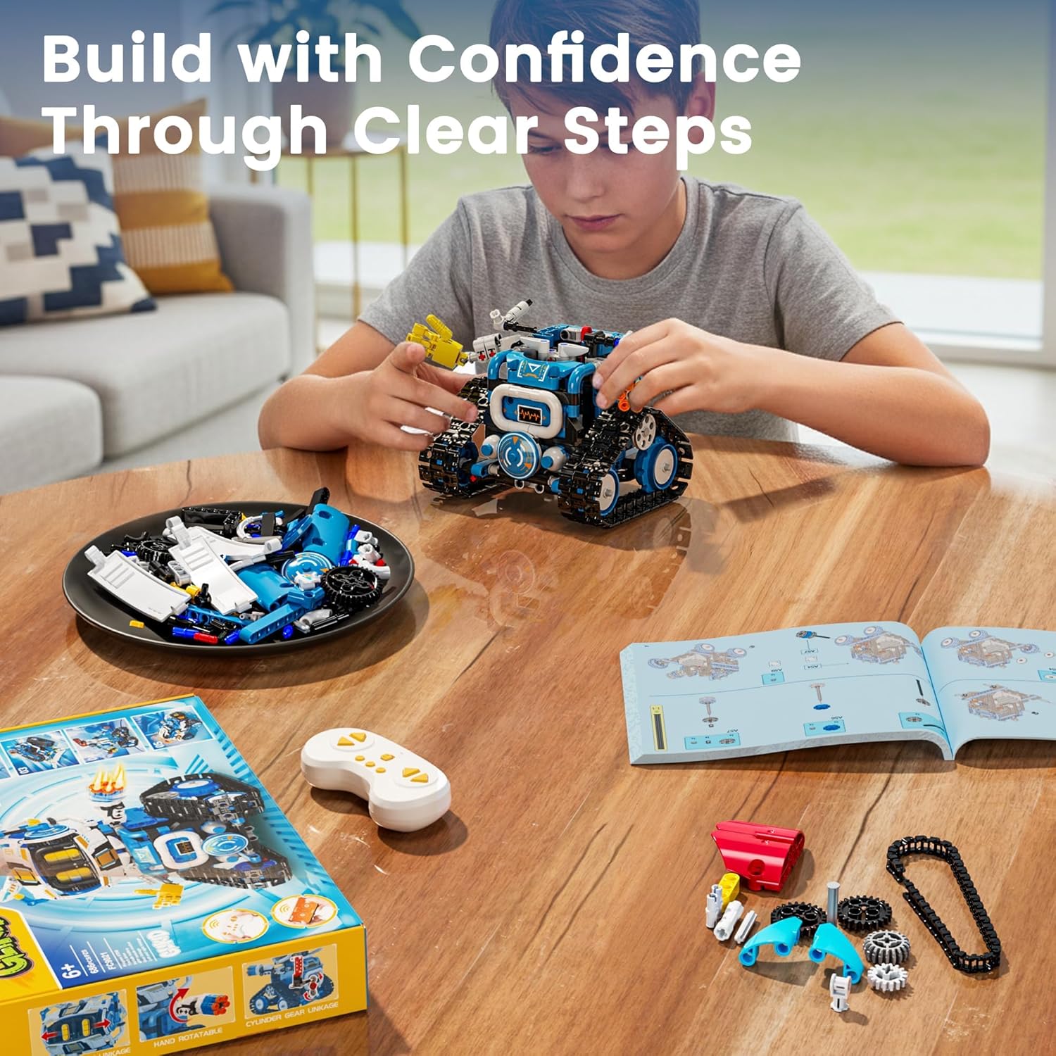 5-Piece - Science - STEM Robot Kit - STEM Learning Toy - Ages 8-13