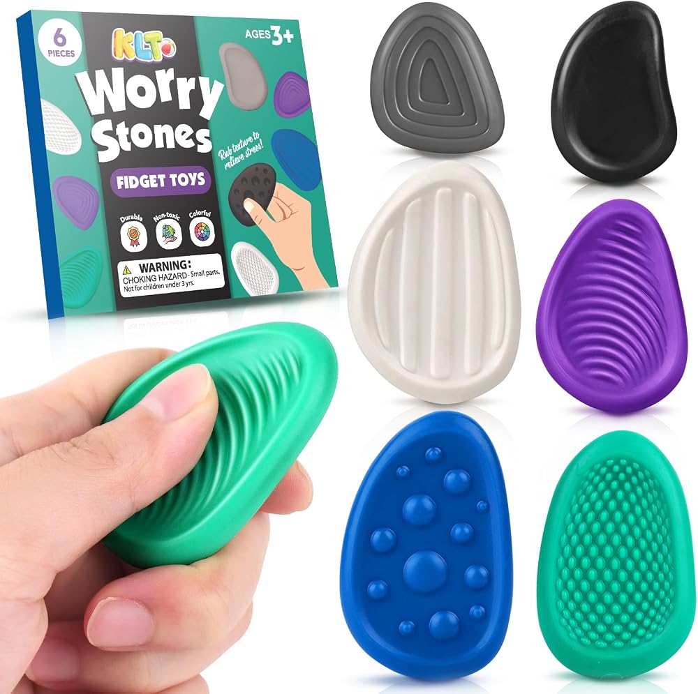 6-Piece - Sensory - Desk Fidget Toy - Sensory Play Toy - Ages 3+