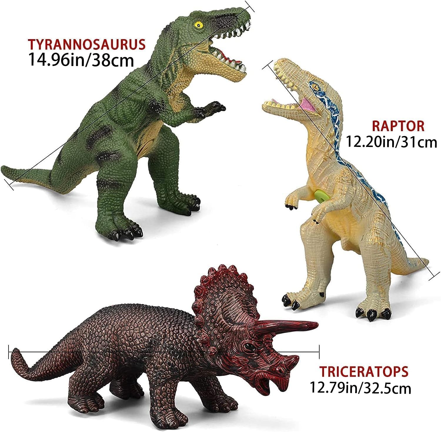 6-Piece - Dinosaur - Party Favor Toys - Creative Play Toy - Ages 3+