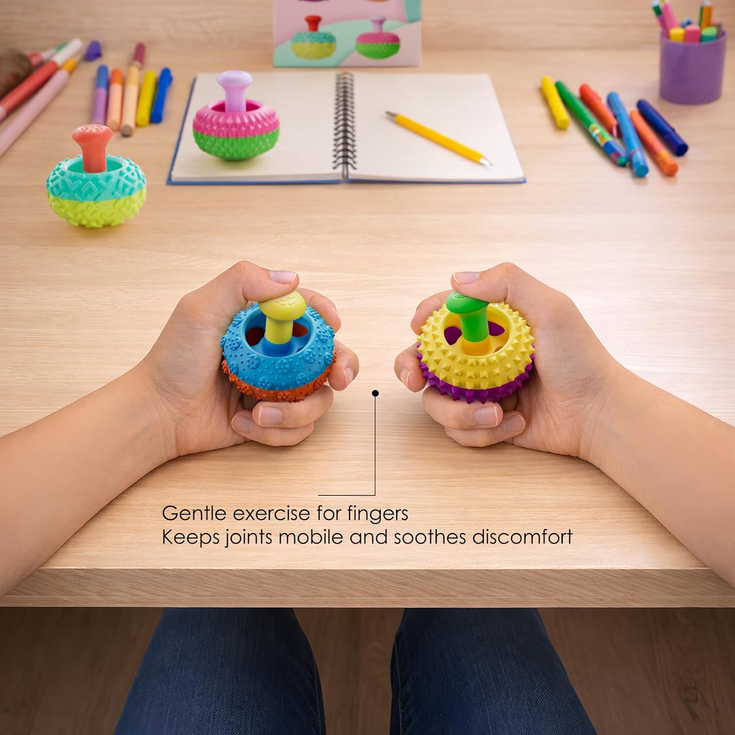 4-Piece - Sensory - Desk Fidget Toy - Sensory Play Toy - Ages 3+