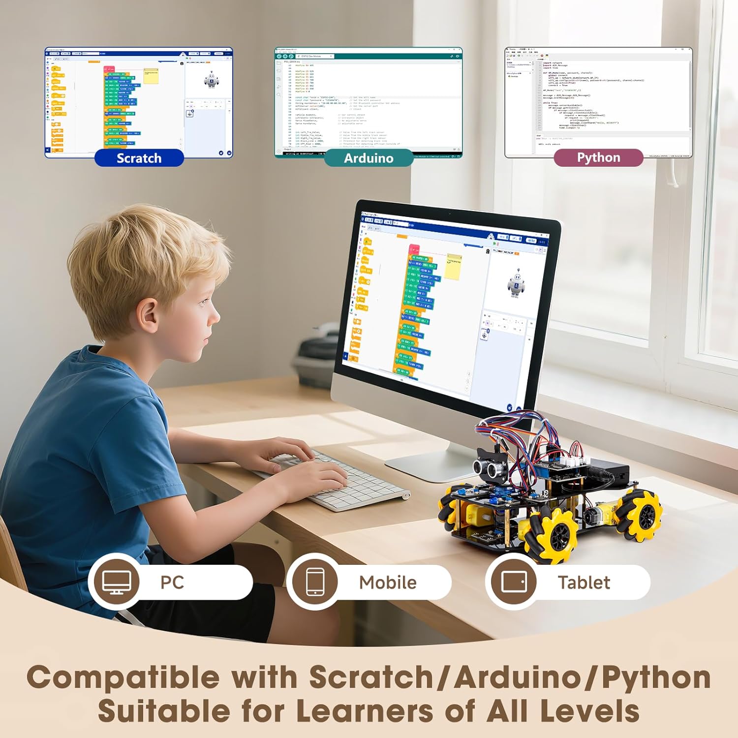 Science - STEM Robot Kit - STEM Learning Toy - Ages 8-12
