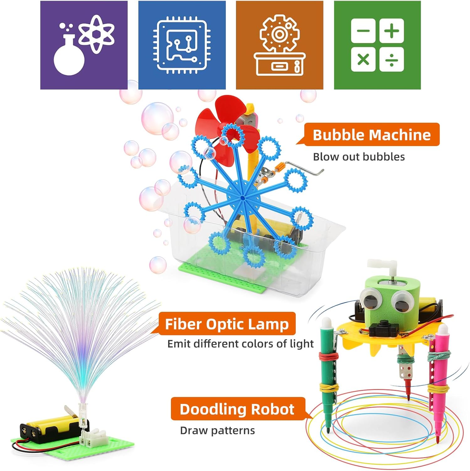 Science - STEM Robot Kit - STEM Learning Toy - Ages 8-12