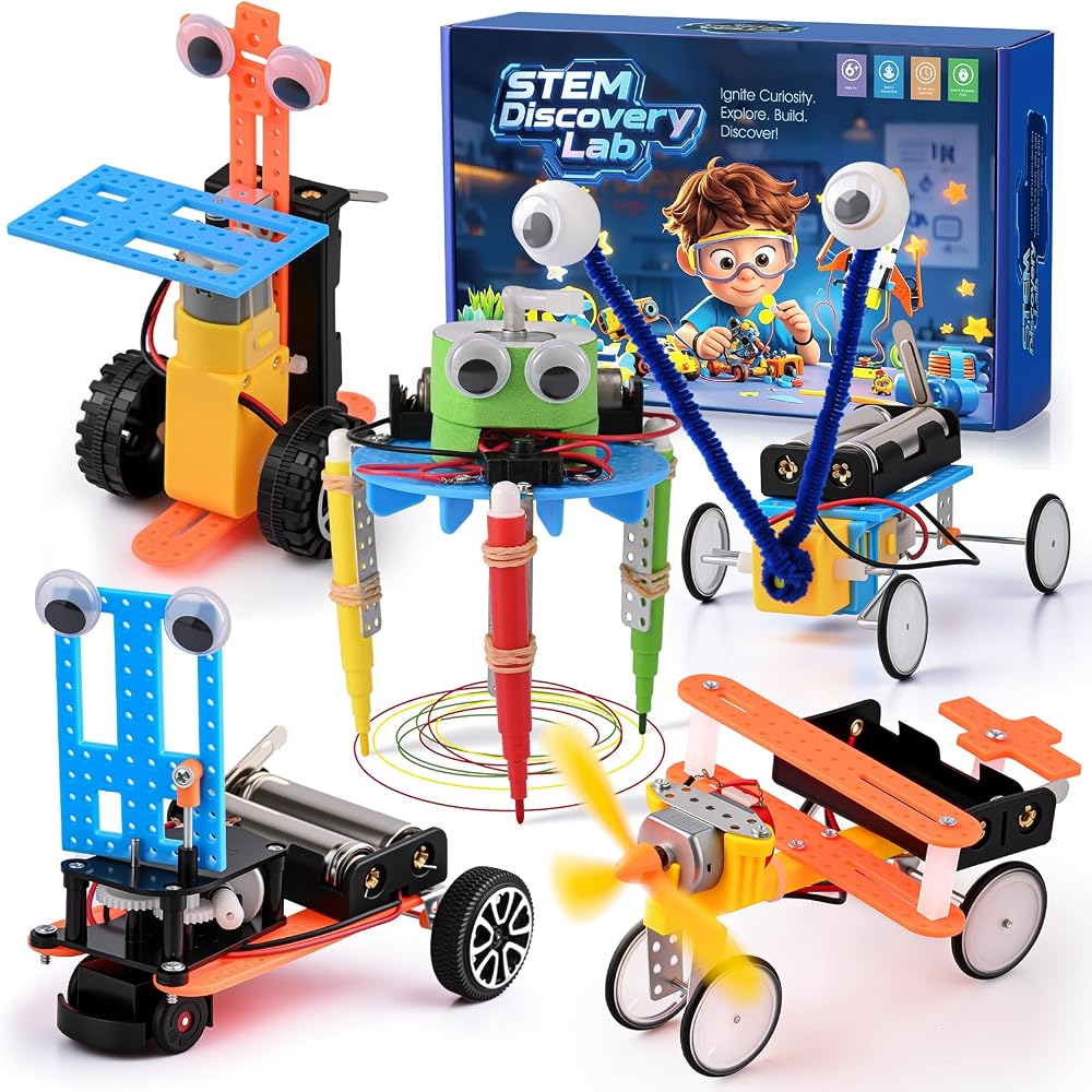 5-Piece - Science - STEM Robot Kit - STEM Learning Toy - Ages 6-12