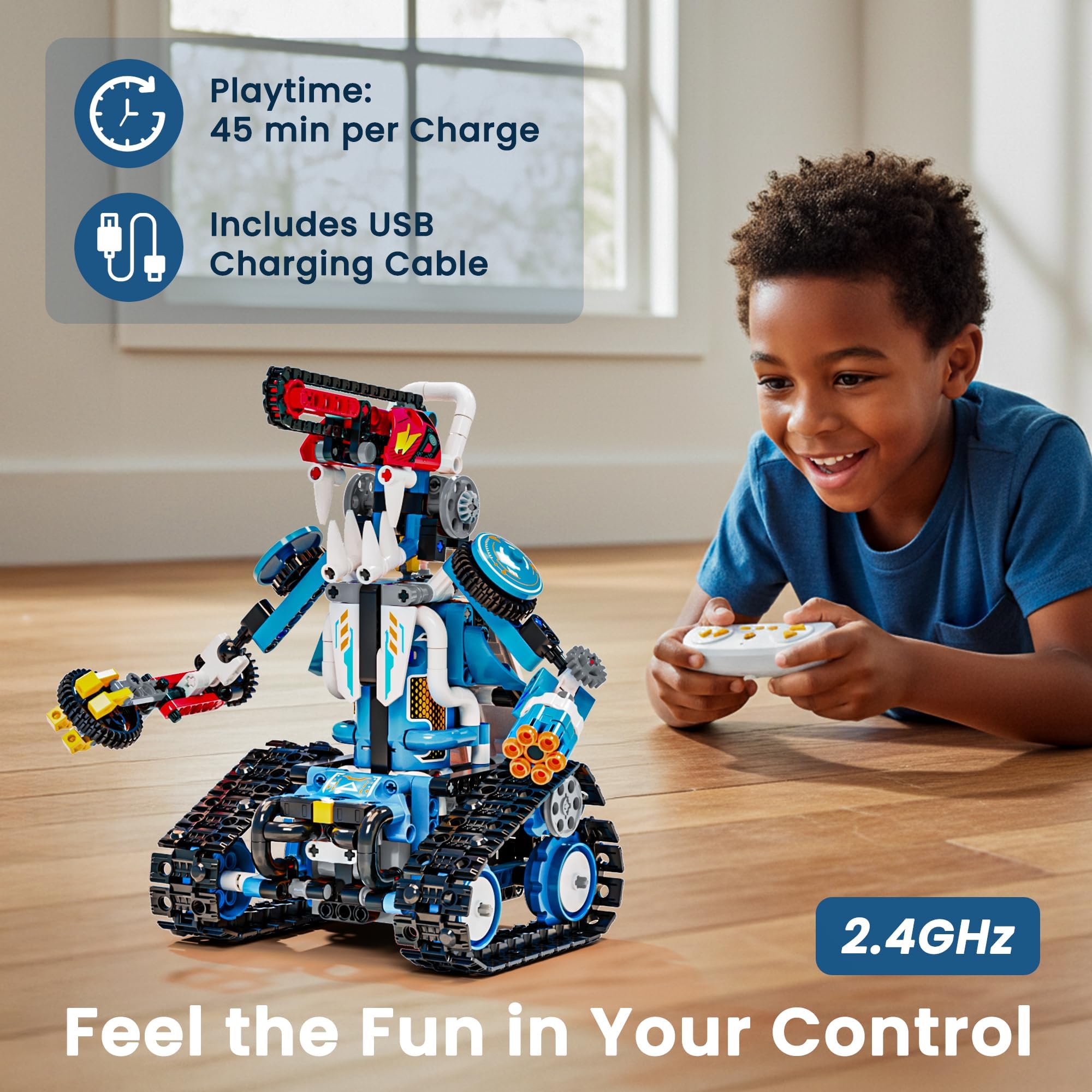 5-Piece - Science - STEM Robot Kit - STEM Learning Toy - Ages 8-13